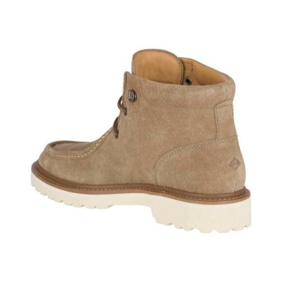 Sperry Mens Tan Suede Windsor Rawhide Lug Chukka Lace Up Boots Sz 11.5 New